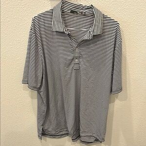 Polo by Ralph Lauren Black and White Striped Polo Shirt
